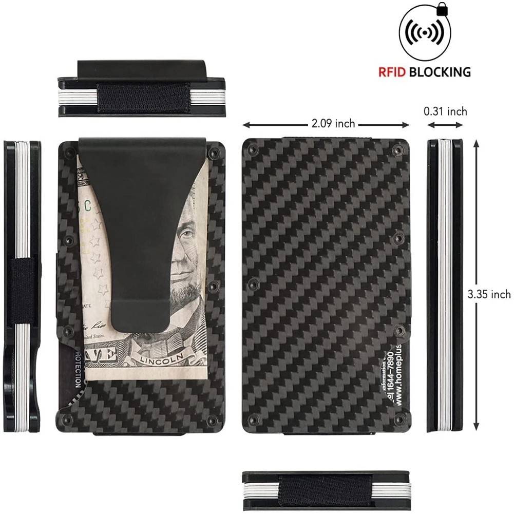 Carbon Fiber Wallet Card Holder 2
