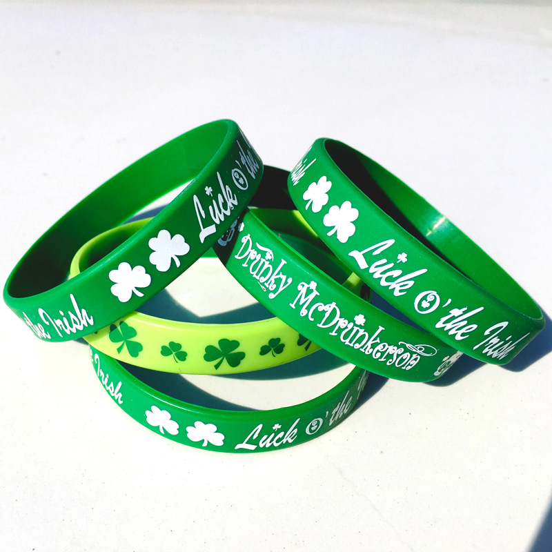 Silkscreen Silicone Hand Wrist Band 5
