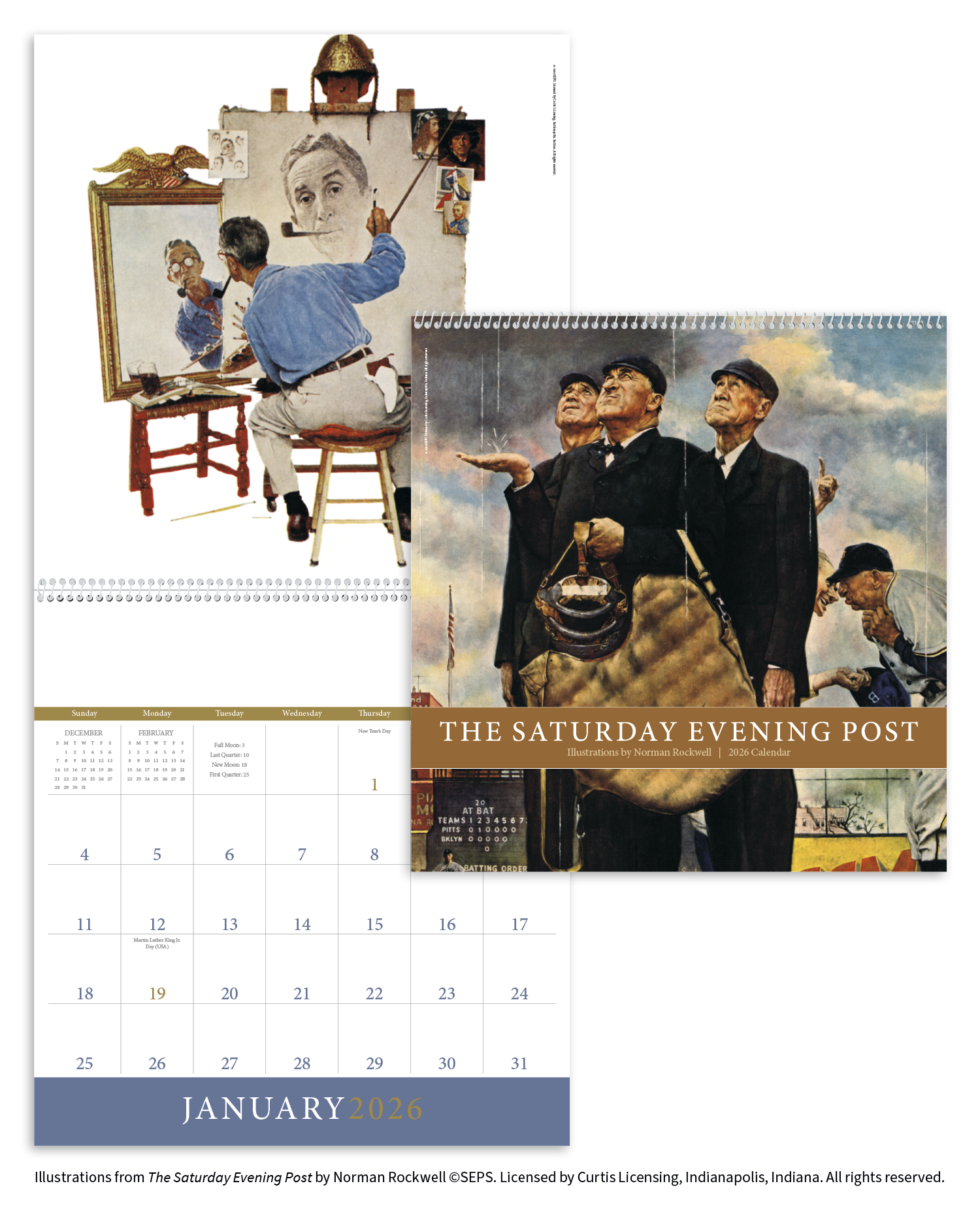 Triumph® Calendars The Saturday Evening Post Illustrations by Norman Rockwell Calendar 5