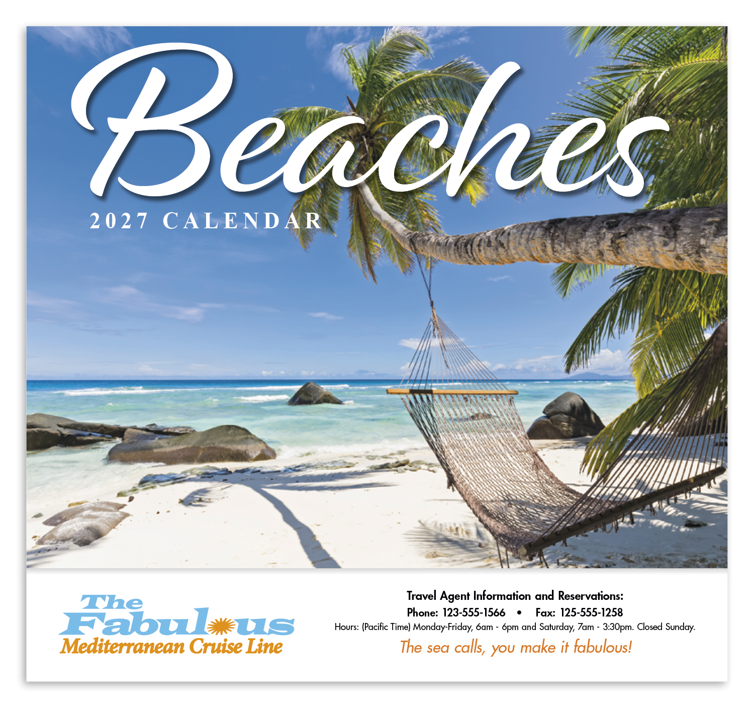 HotLine® Products Beaches Appointment Calendar - Stapled 74