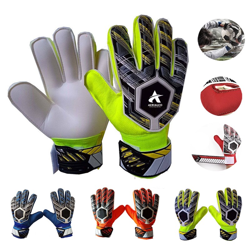 Adult Training and Match Goalie Gloves Goalkeeper Gloves Support Latex Soccer Gloves 2
