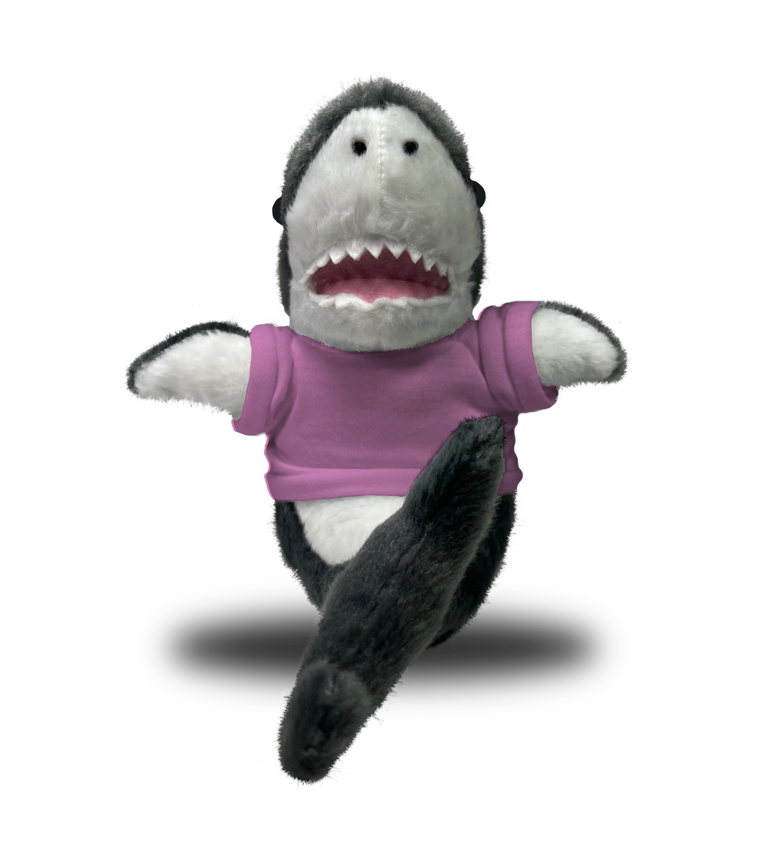 Plush Sitting Great White Shark 12