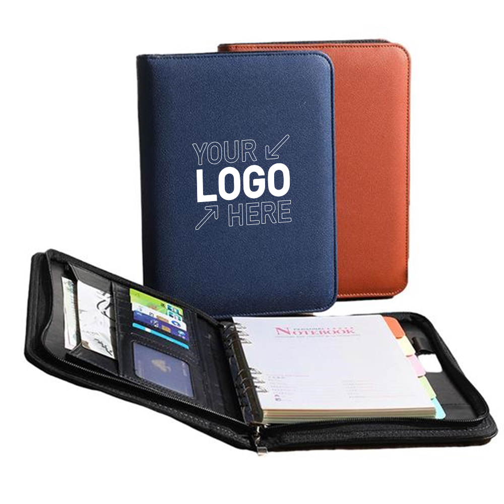 Zippered Letter Size Business Case/Padfolio