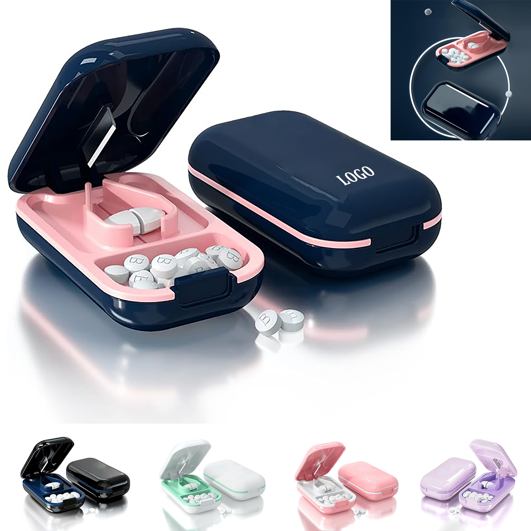Portable Pill Cutters And Pill Boxes 7
