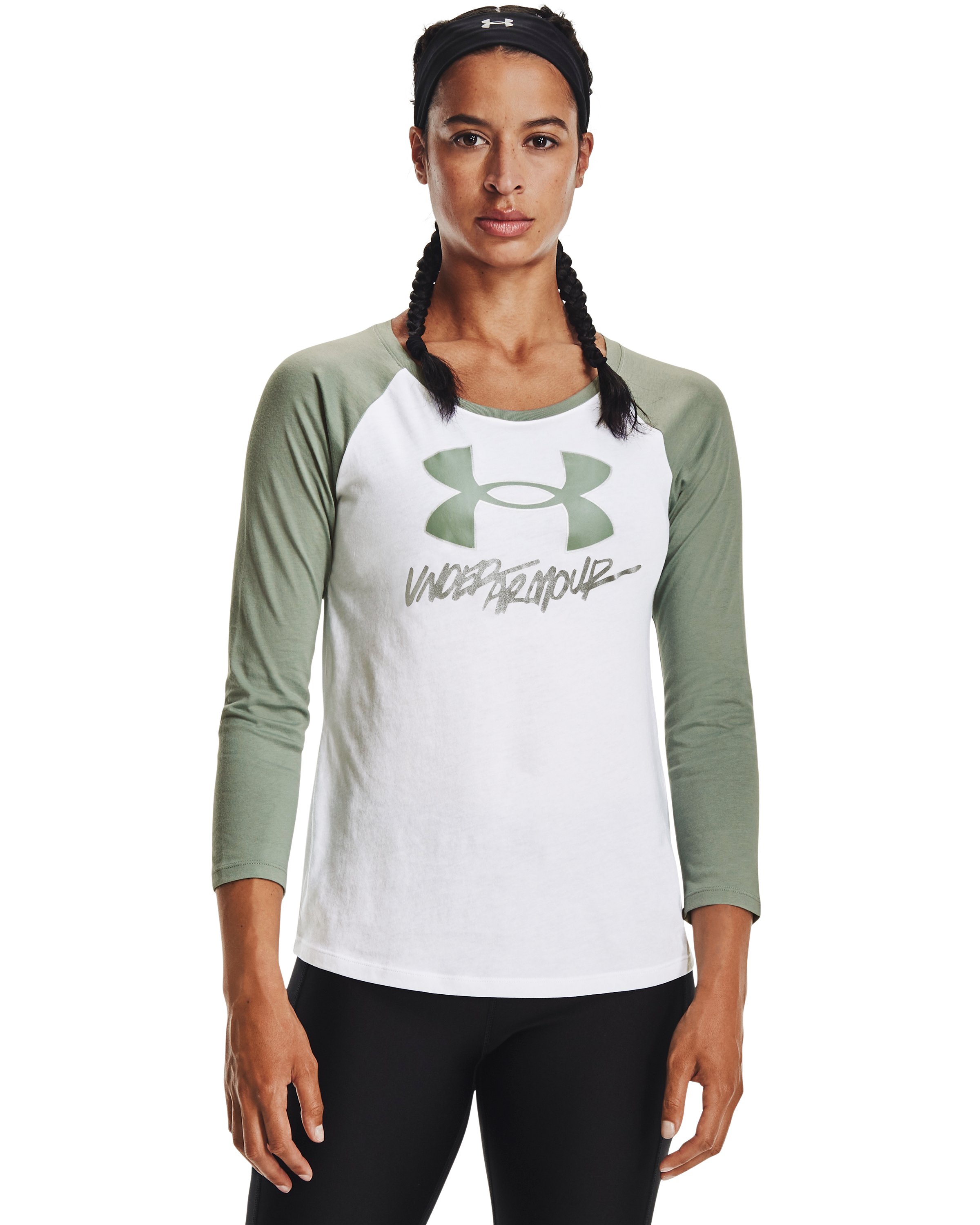 Women's UA Sportstyle Baseball T-Shirt 1