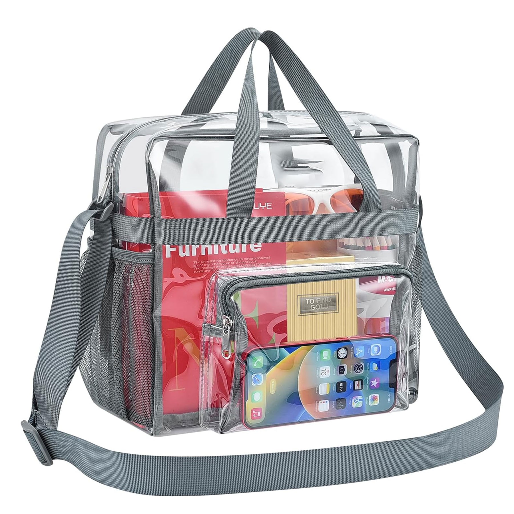 Clear Tote Lunch Bag 8