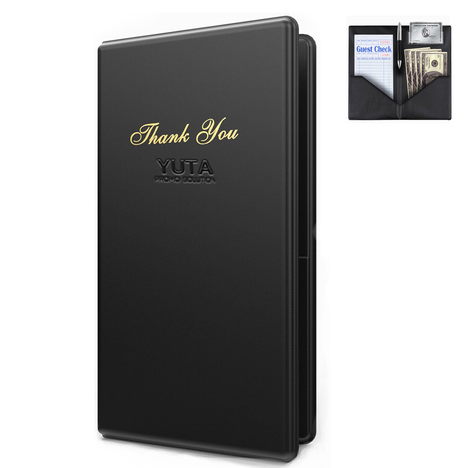 Durable High-End Restaurant Pu Leather Menu Holder 2