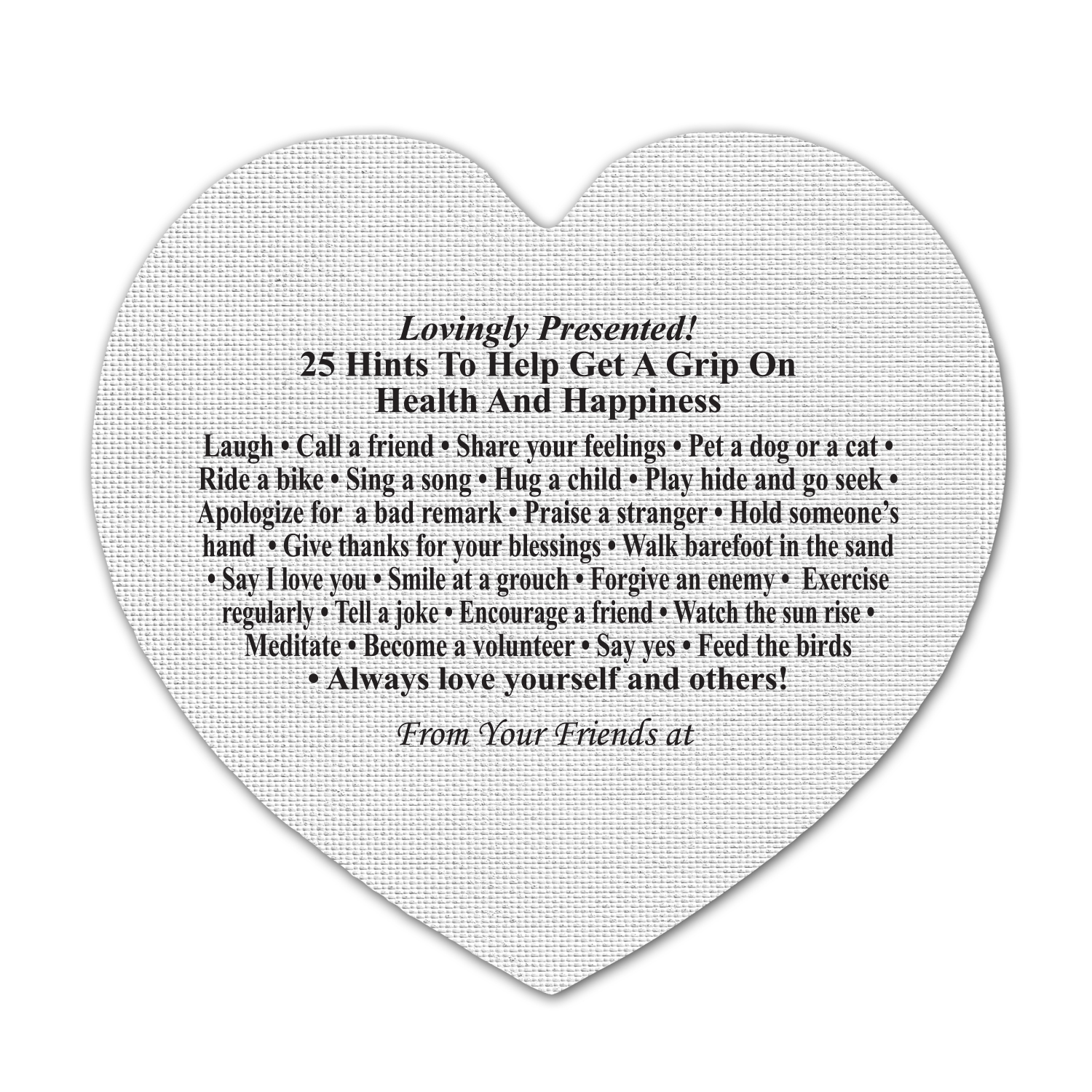 Health & Happiness Heart Jar Opener 8