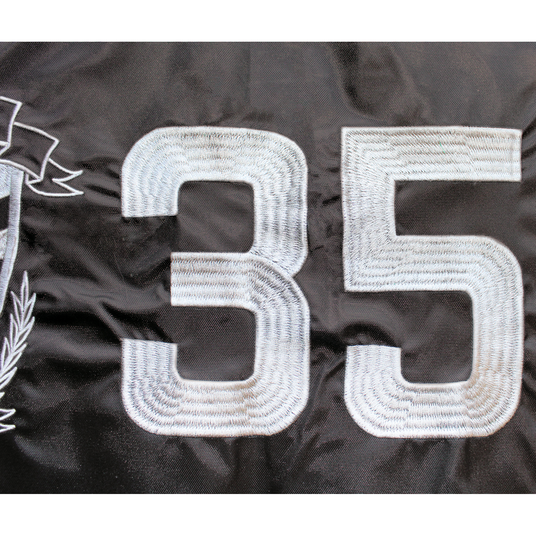 3' x 5' Single Sided Embroidered Flag with Pole Sleeve 3