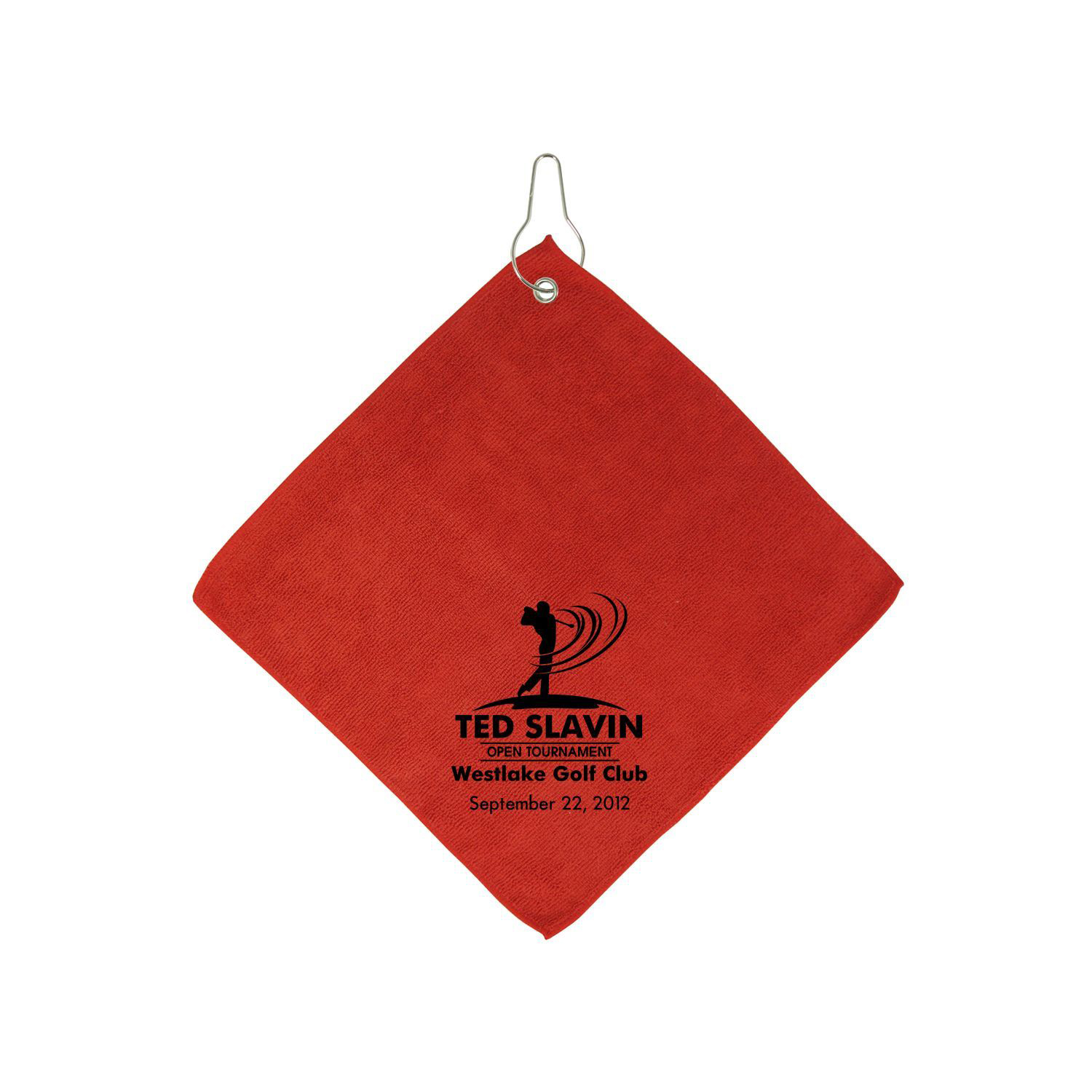 Microfiber Golf Towel W/Hook 7