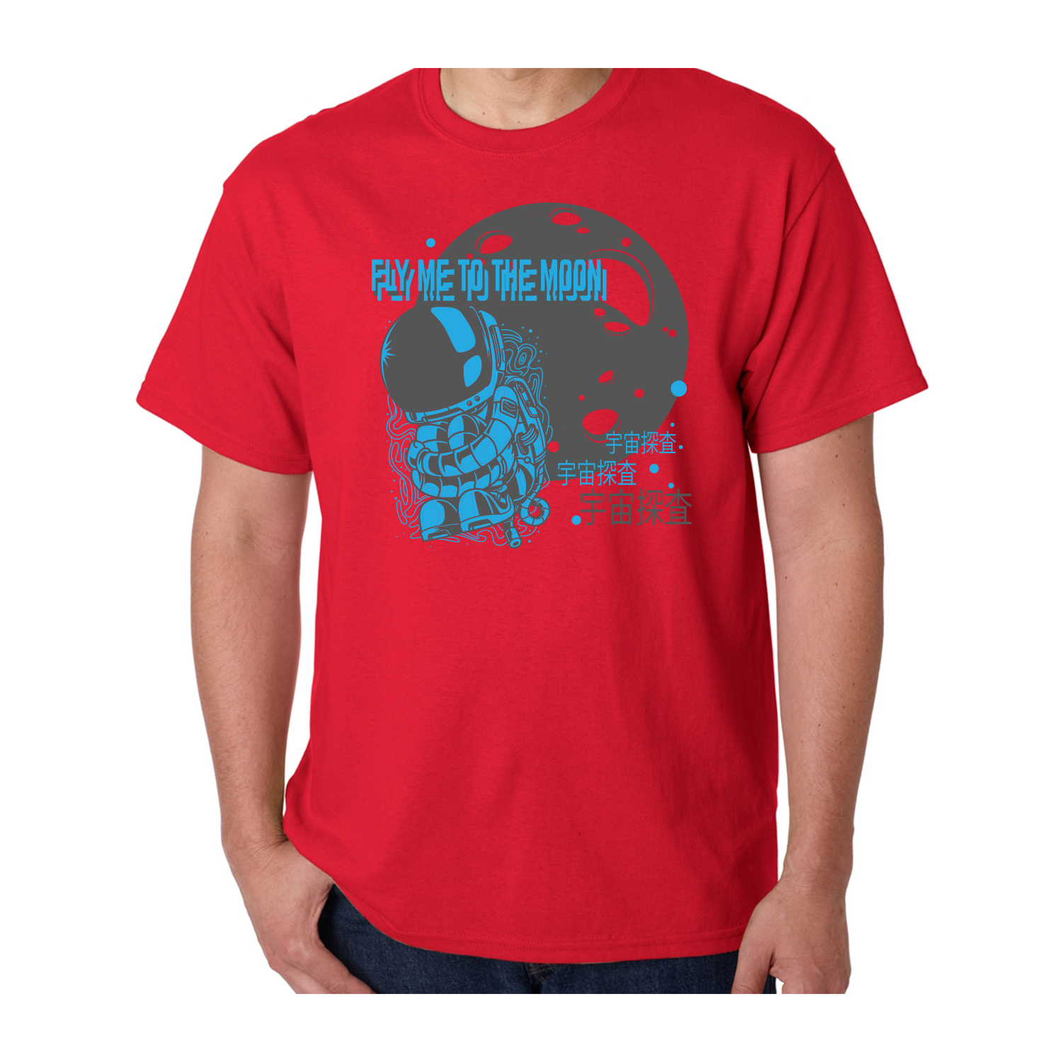 Gildan™ 5.3 oz Cotton Pre-Shrunk T-Shirt (2 Color Imprint) 41