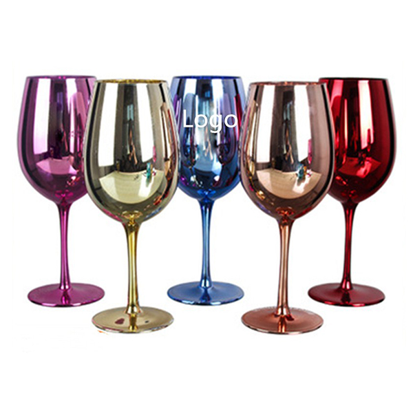 Electroplated Wine  Metallic Champagne Glasses 2