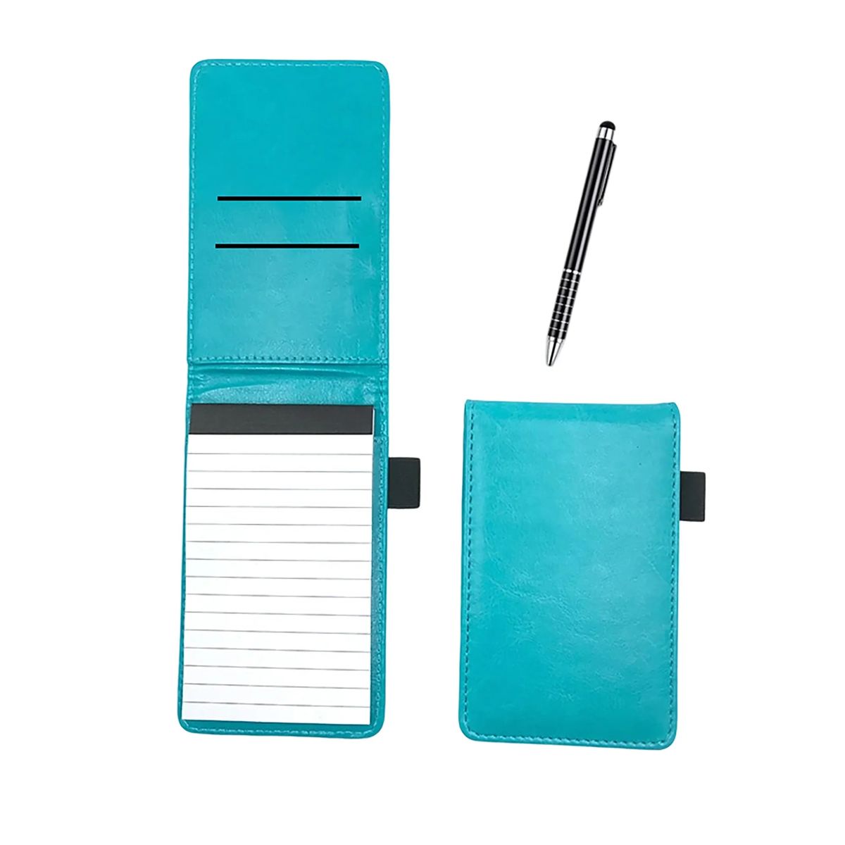Office Memo Pad PU Cover with Pen Storage 3