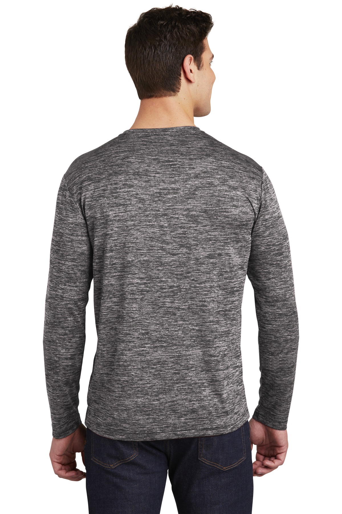 PosiCharge Long Sleeve Electric Heather Tee