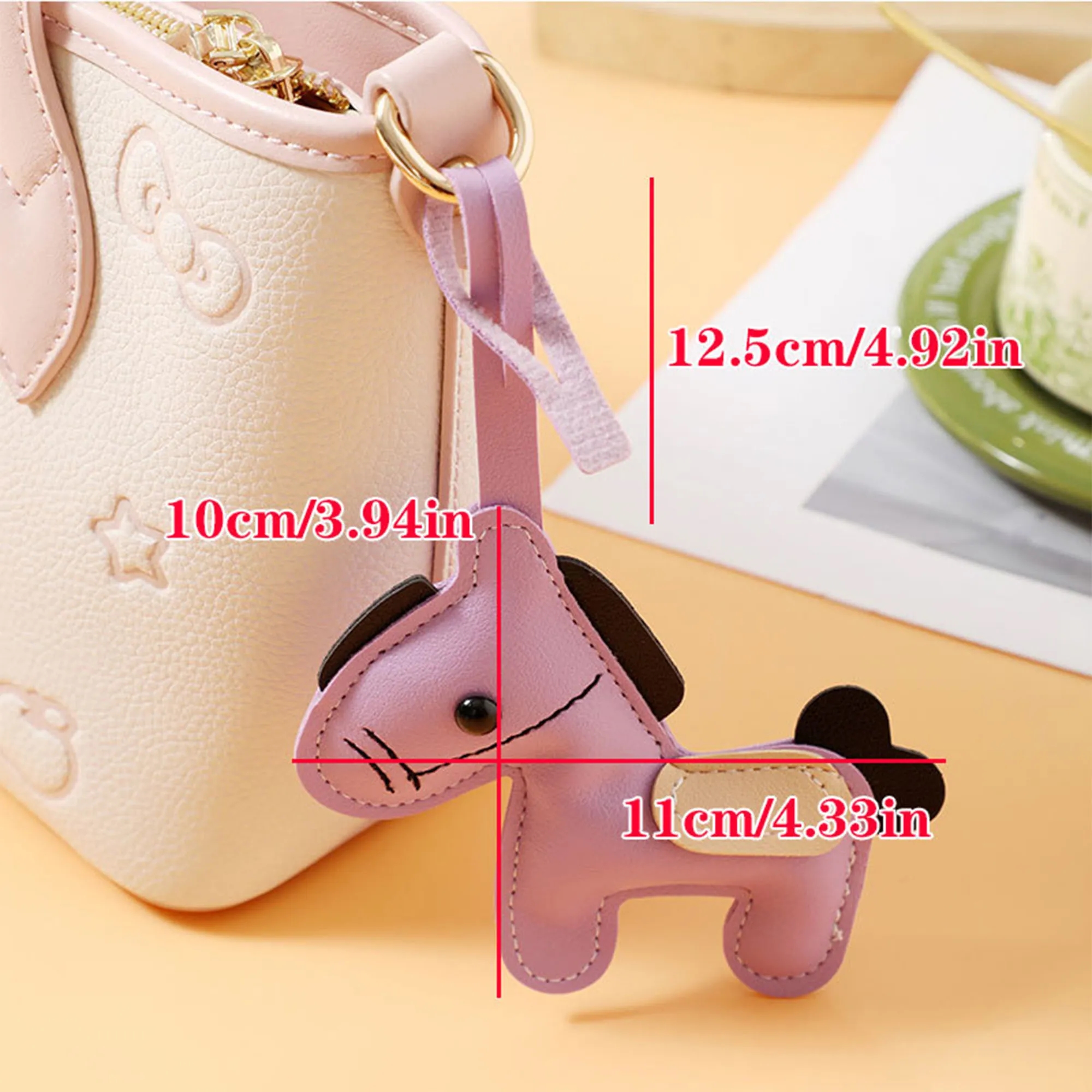 Cute Pony Bag Charm Keychain Accessory 1