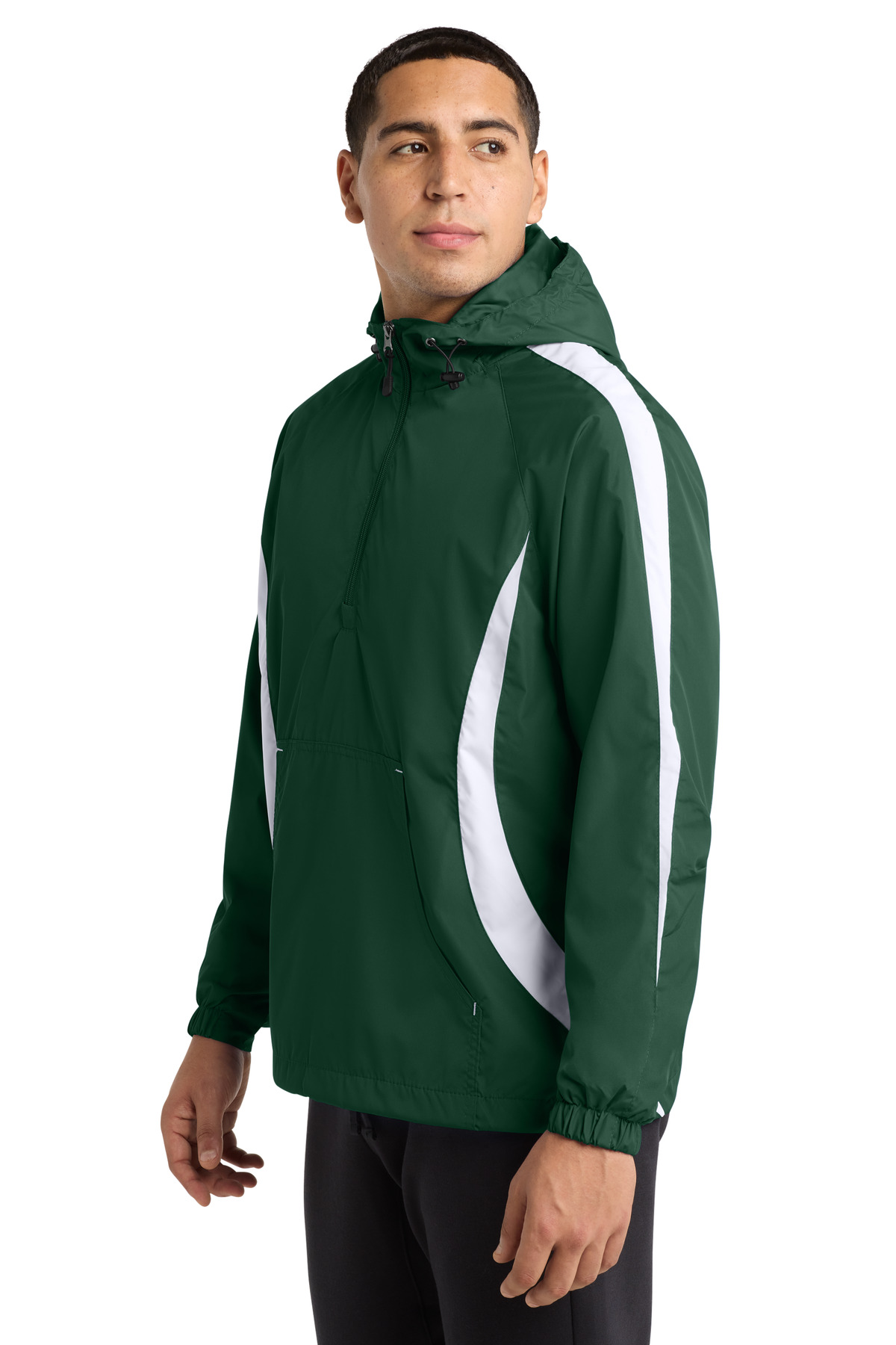 Sport-Tek Colorblock Raglan Anorak. JST63 10
