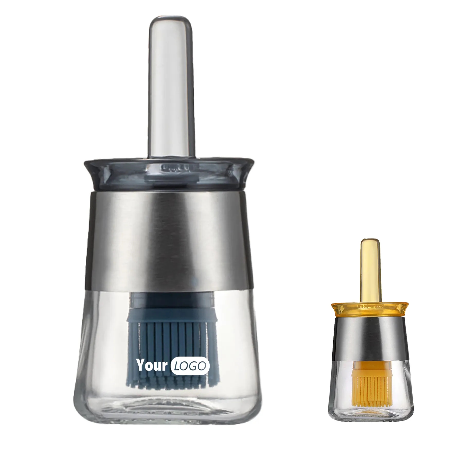 Plastic High-Temperature Resistant Oil Brush With Bottle 2