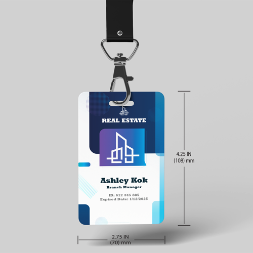 Full Color 4.25"H x 2.75"W PVC Card 2