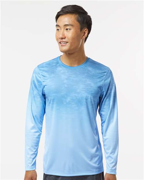 Unisex Montauk Oceanic Fade Performance Long Sleeve T-Shirt - 229 26