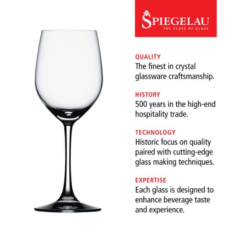 Spiegelau 12 oz Vino Grande White Wine Glass, set of 4 10
