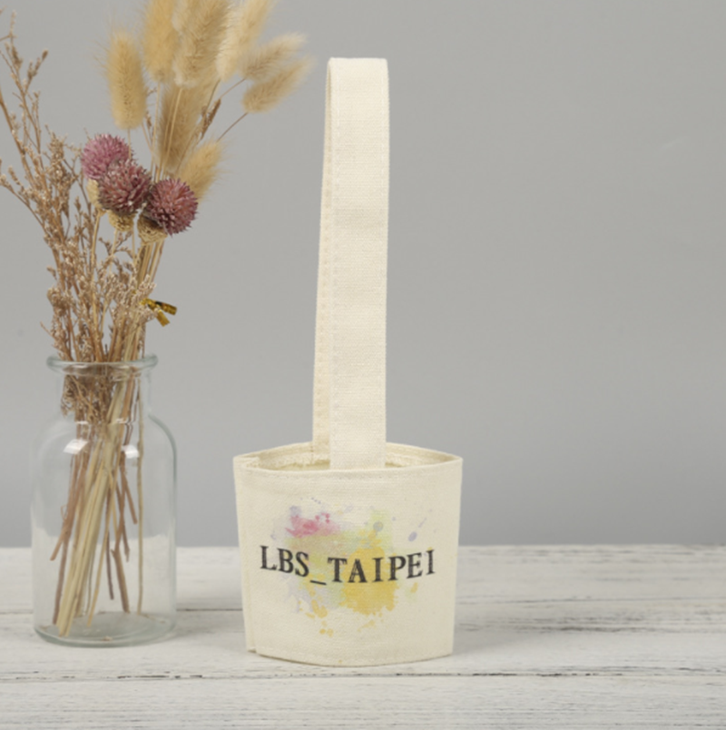 Reusable Cotton Canvas Cup Sleeve 1