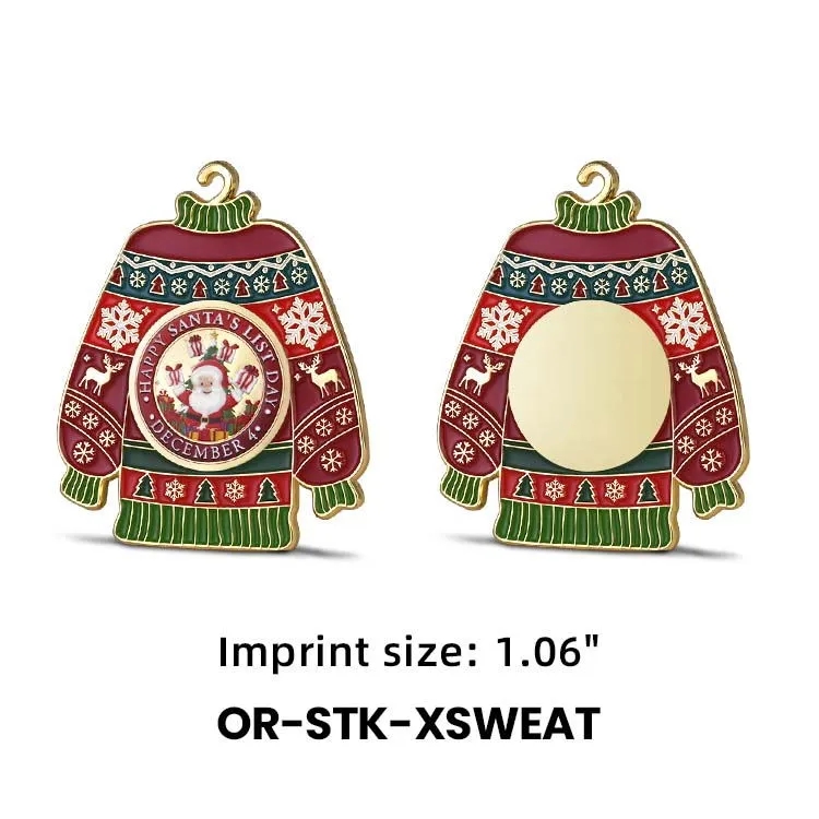 2.5" Custom Stock UV Printing Ornaments 3