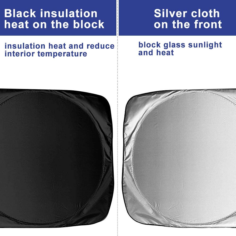 Universal Car Windshield to Keep Vehicle Cool--59"x27.5" 10