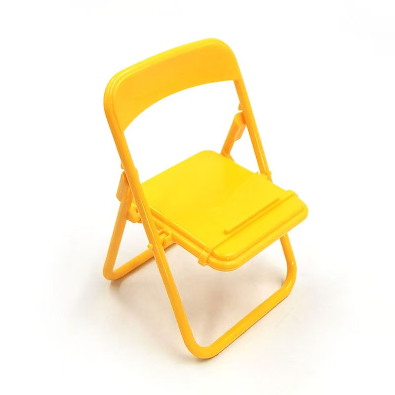 Mini Folding Chair Cell Phone Stand Desktop 3