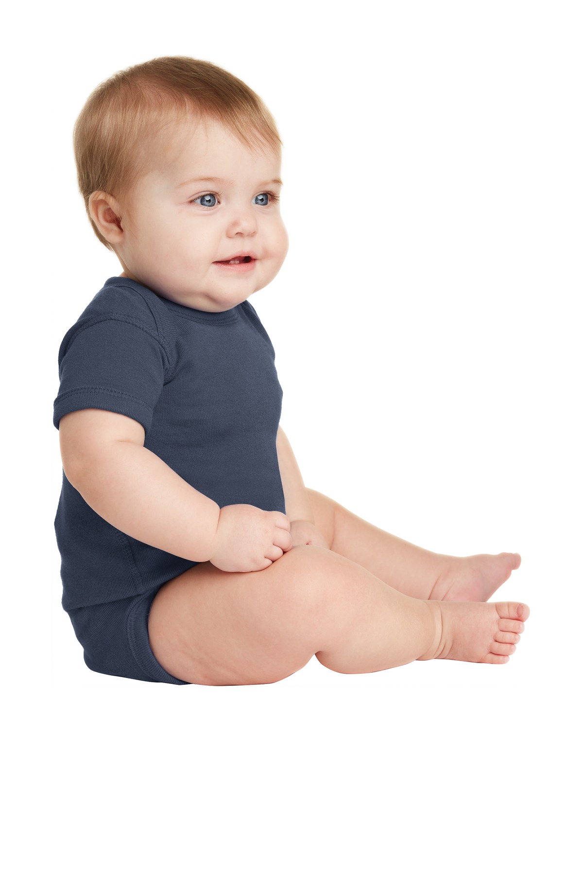 Rabbit Skins Infant Short Sleeve Baby Rib Bodysuit. RS4400 86