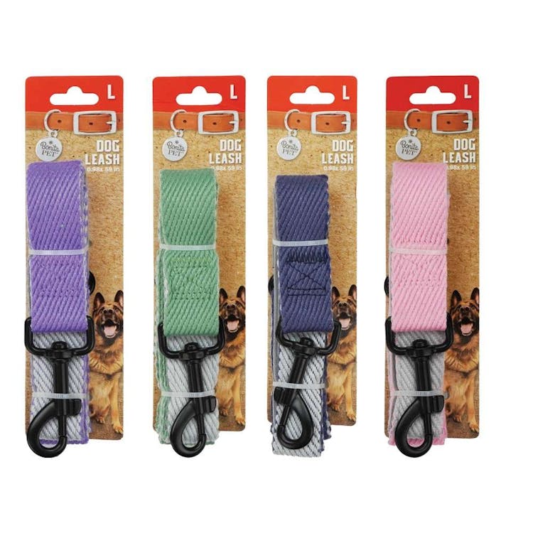 Cotton Dog Leashes - Large Assorted Colors 2