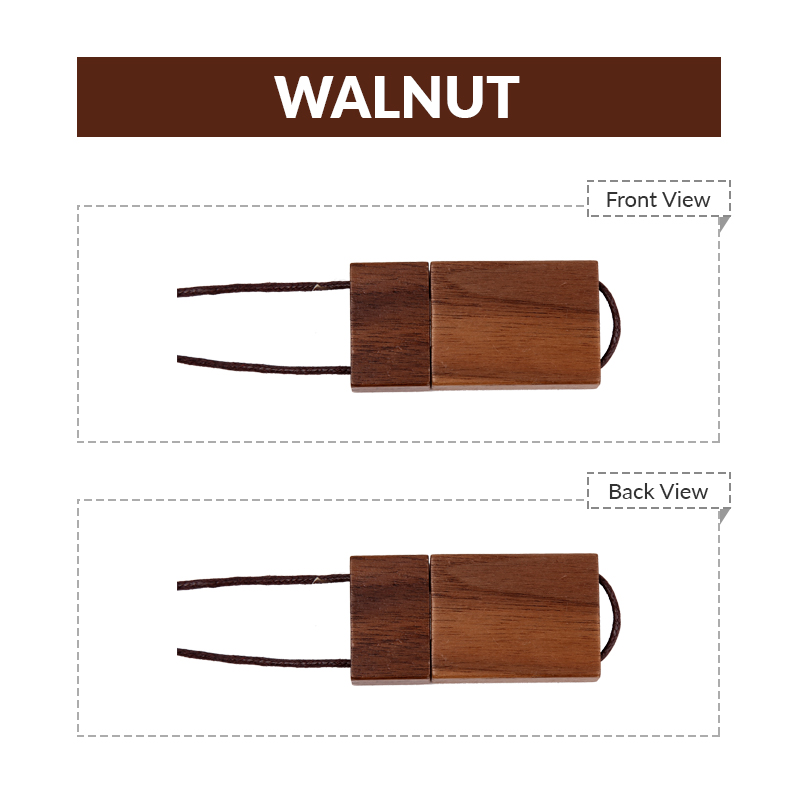 2GB Rectangular Shaped and Wooden USB 2.0Flash Drive. 5