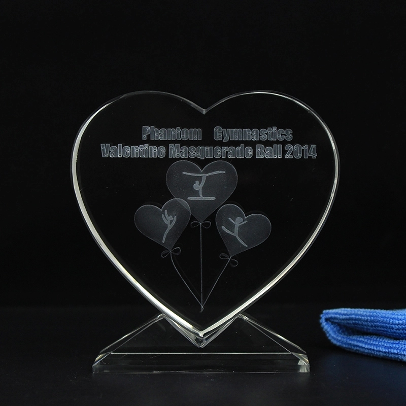 Custom Crystal Heart Awards 4