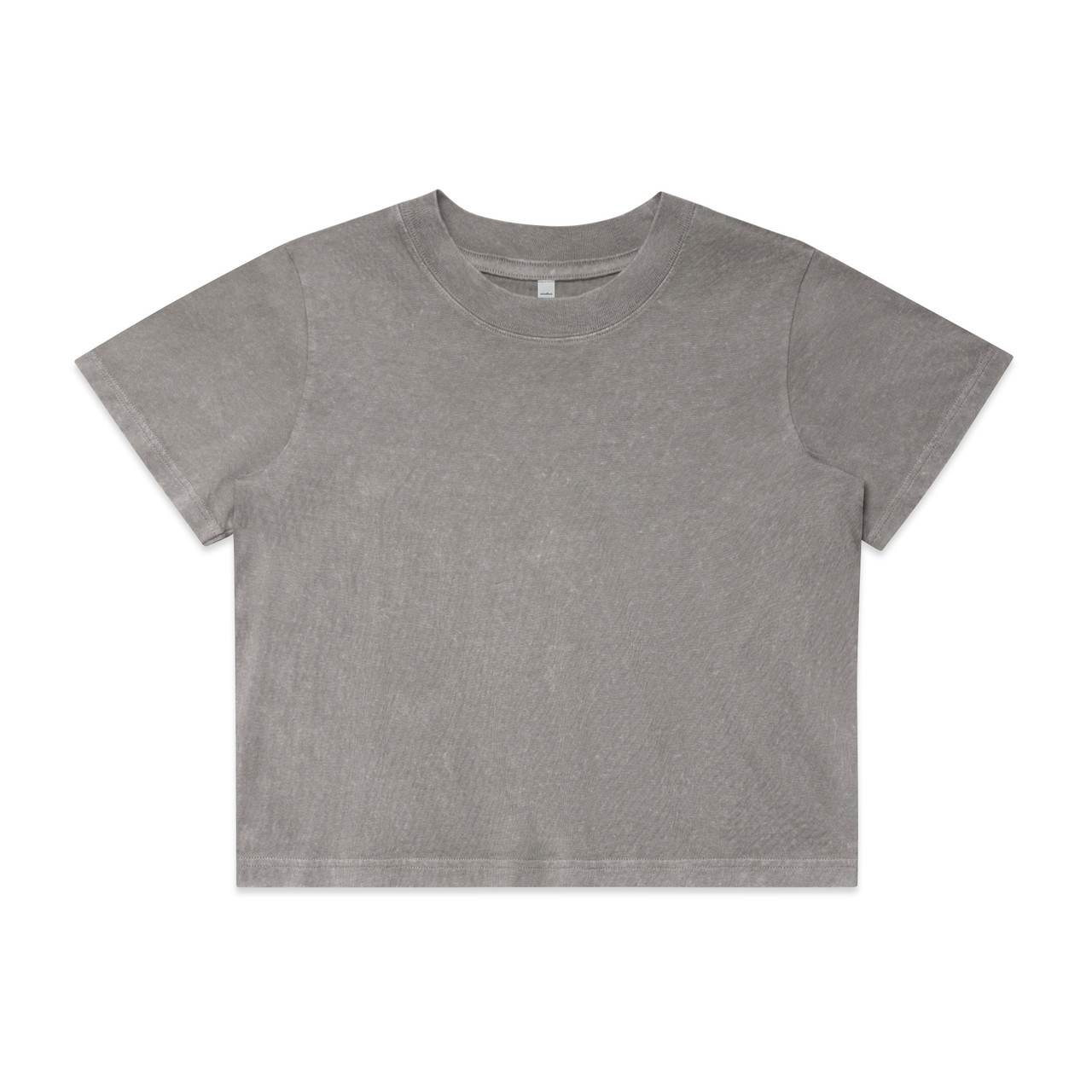 Wo's Stone Wash Heavy Crop | 4086 16