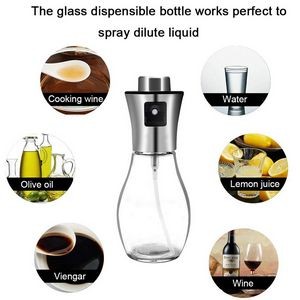 7oz Round Oil Sprayer Bottle Dispenser 4