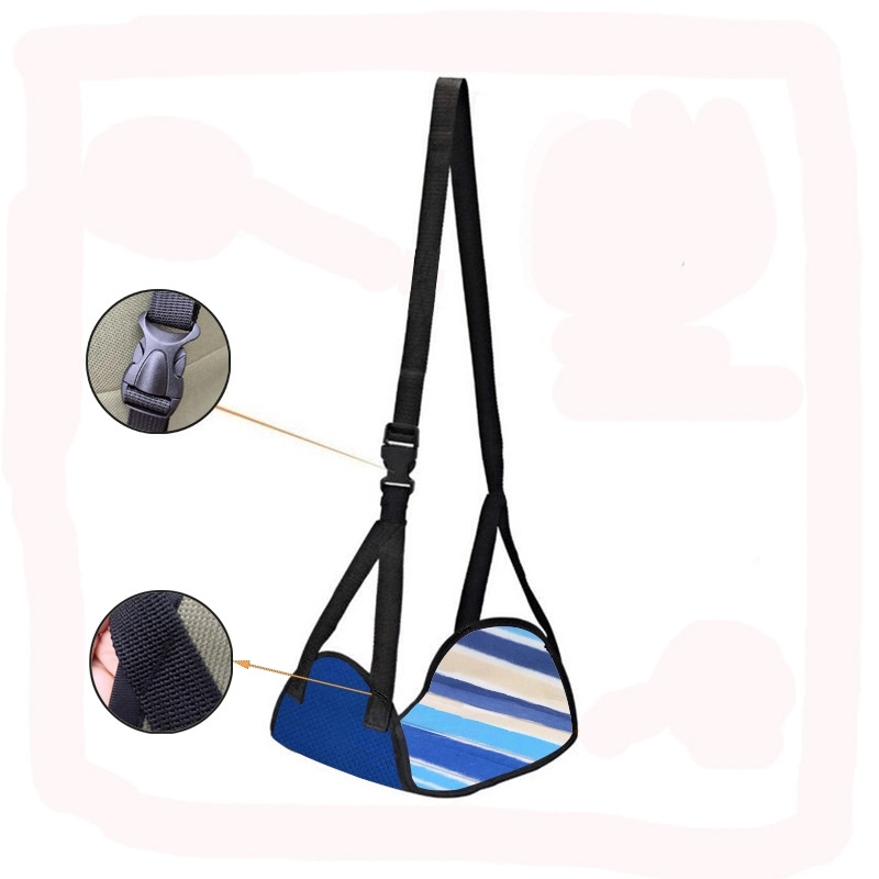 Travel Foot Rest Hammock for Flight Bus Train Office 7
