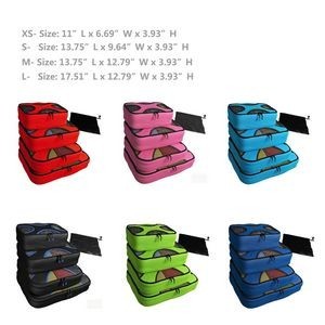 Travel Waterproof Luggage Storage Bag Set With Foldable Pouch 7