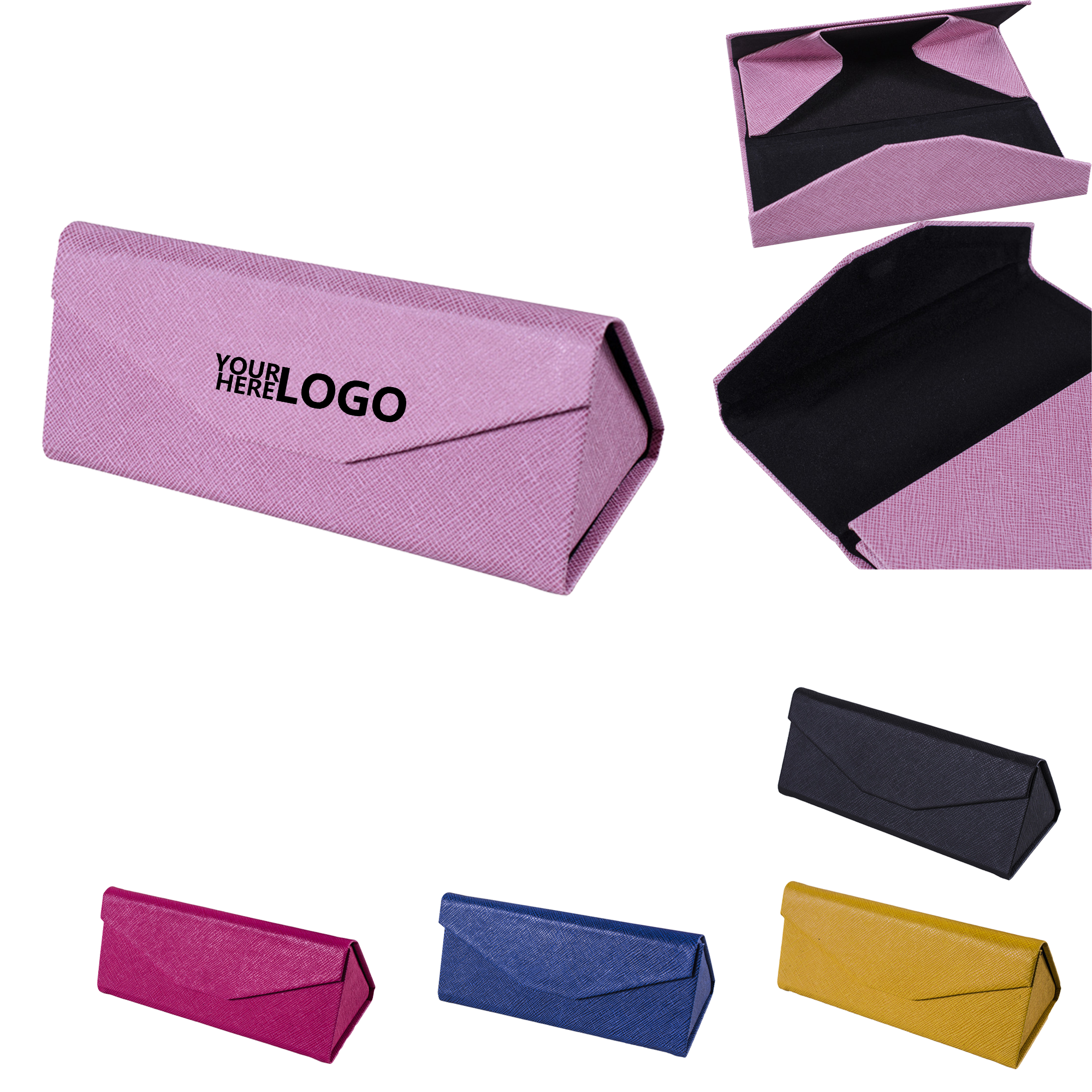 Stylish PU Leather Spectacle Case 4