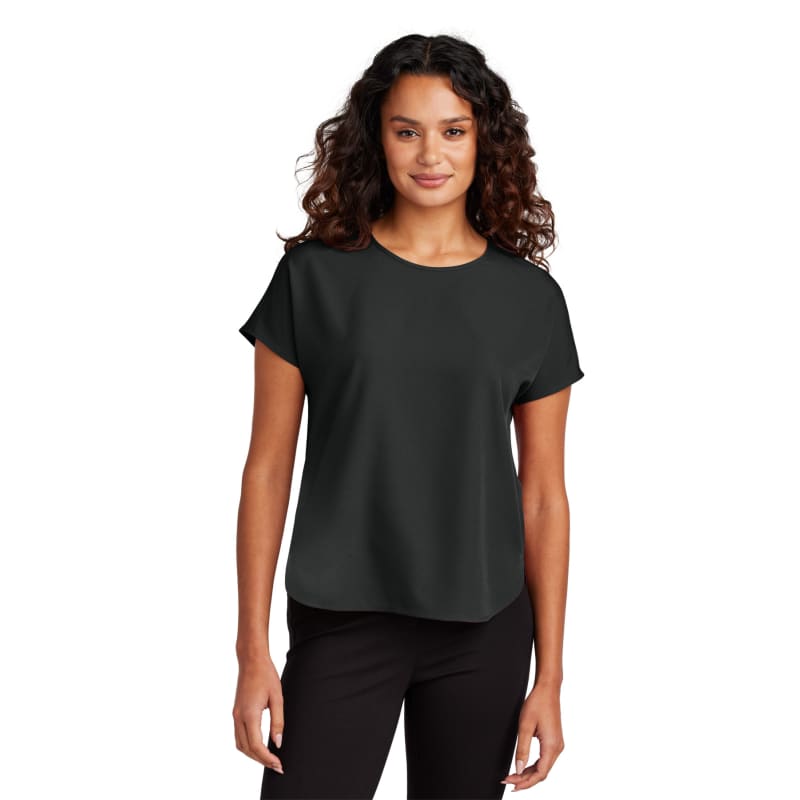 Mercer+Mettle Women's Stretch Crepe Crew 4
