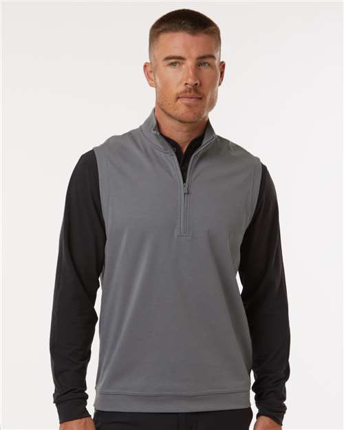 Men's Club Quarter-Zip Vest - A599 6