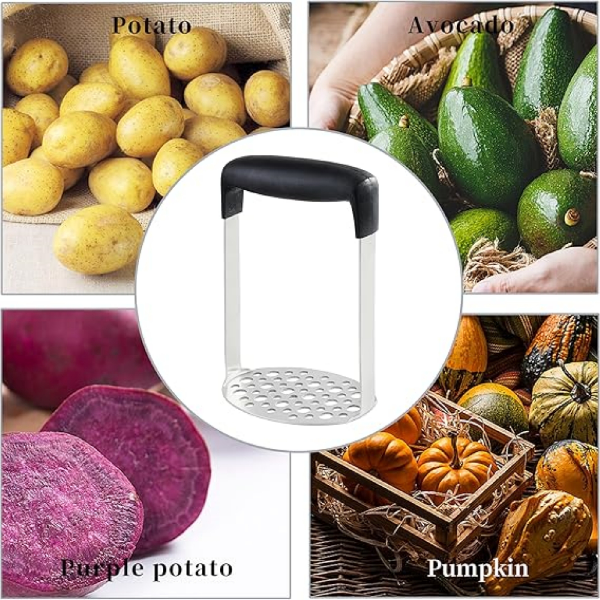 Stainless Steel Potato Masher 2