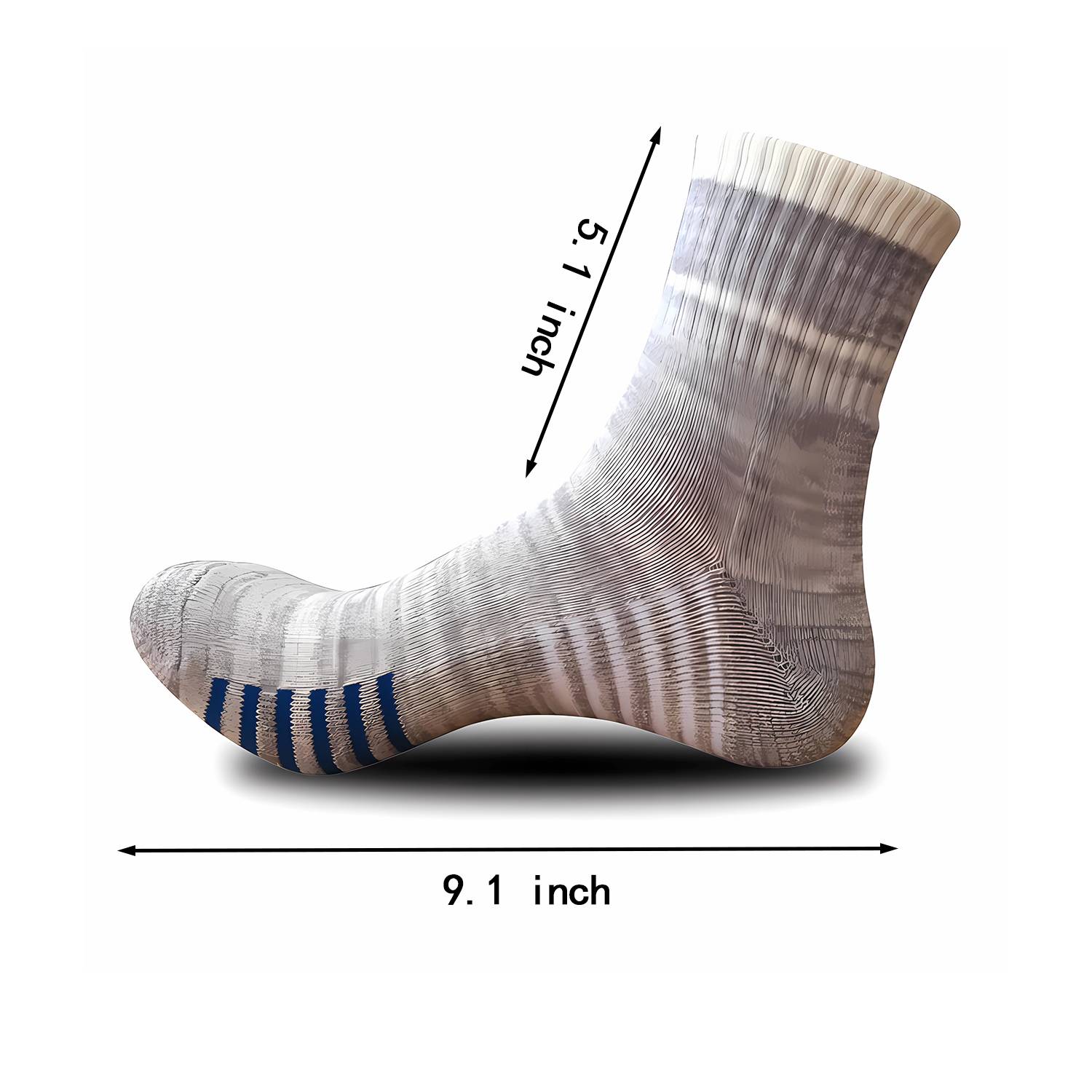 Sports Quarter Mid Calf Socks 3