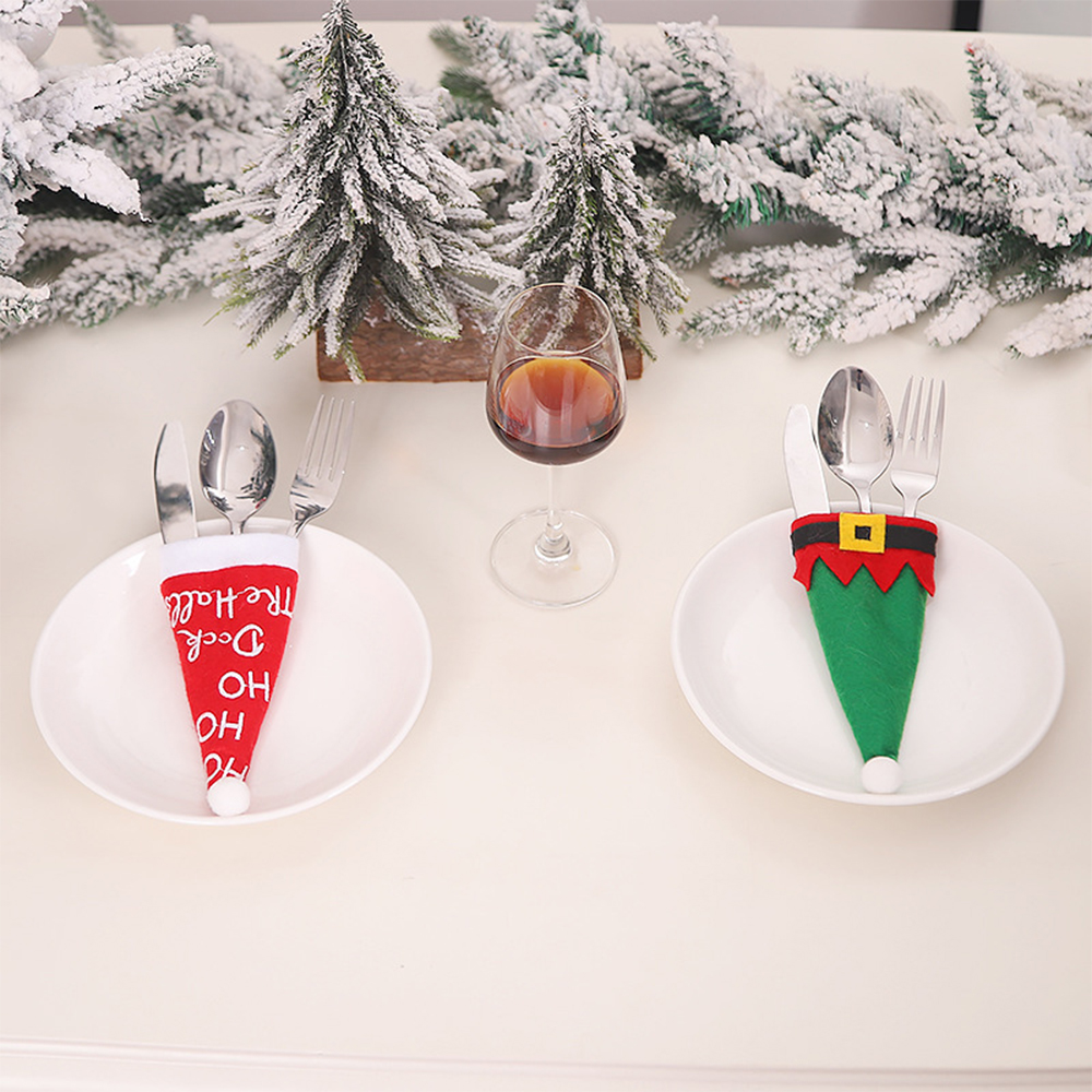 Christmas Hat Knife and Fork Bag 4