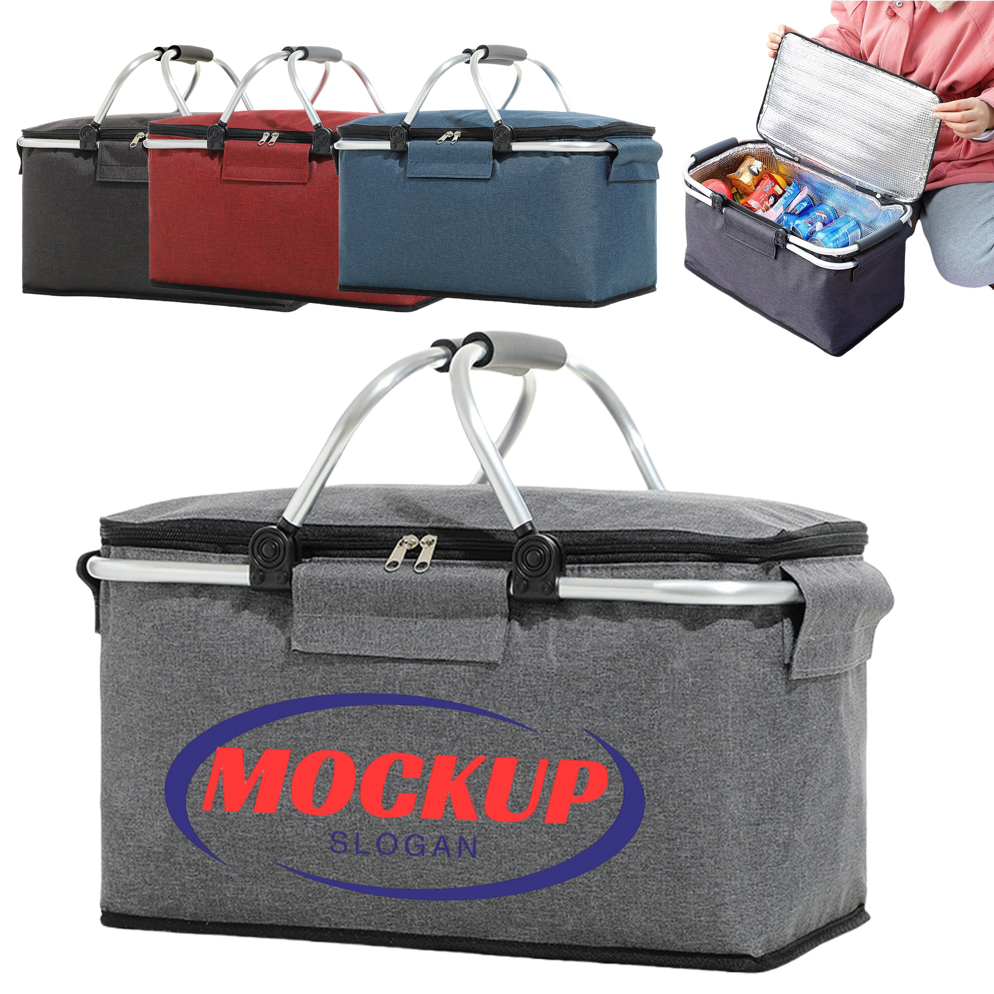Collapsible Insulated Picnic Basket 6