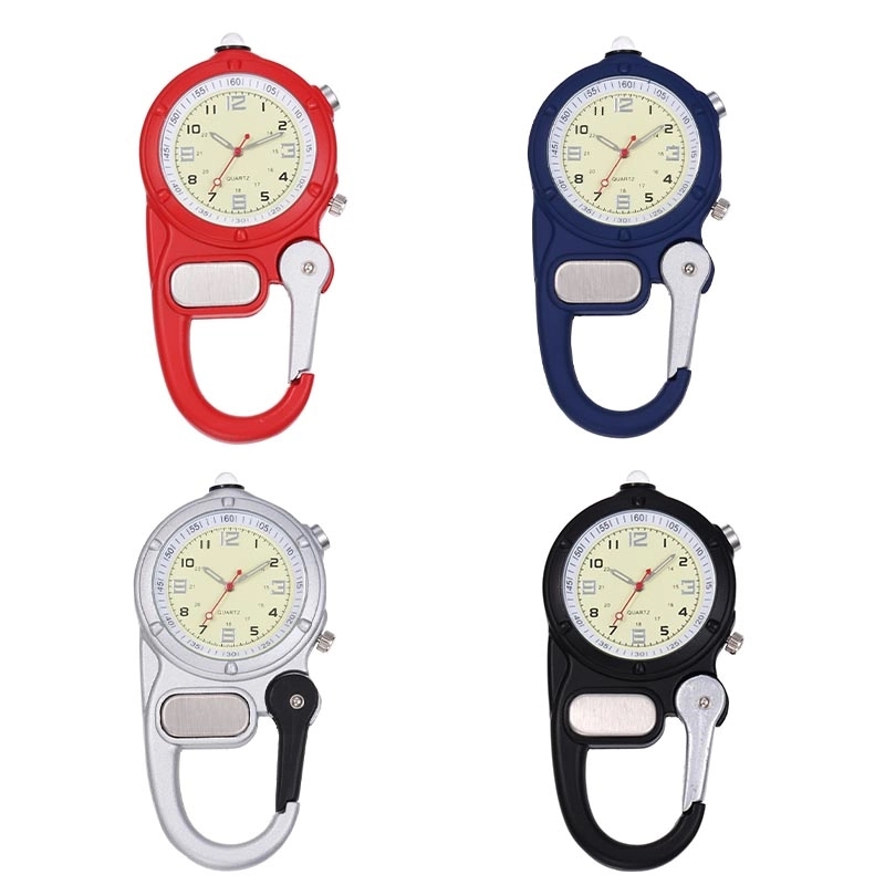 Mini Clip Microlight Watch With Carabiner 4
