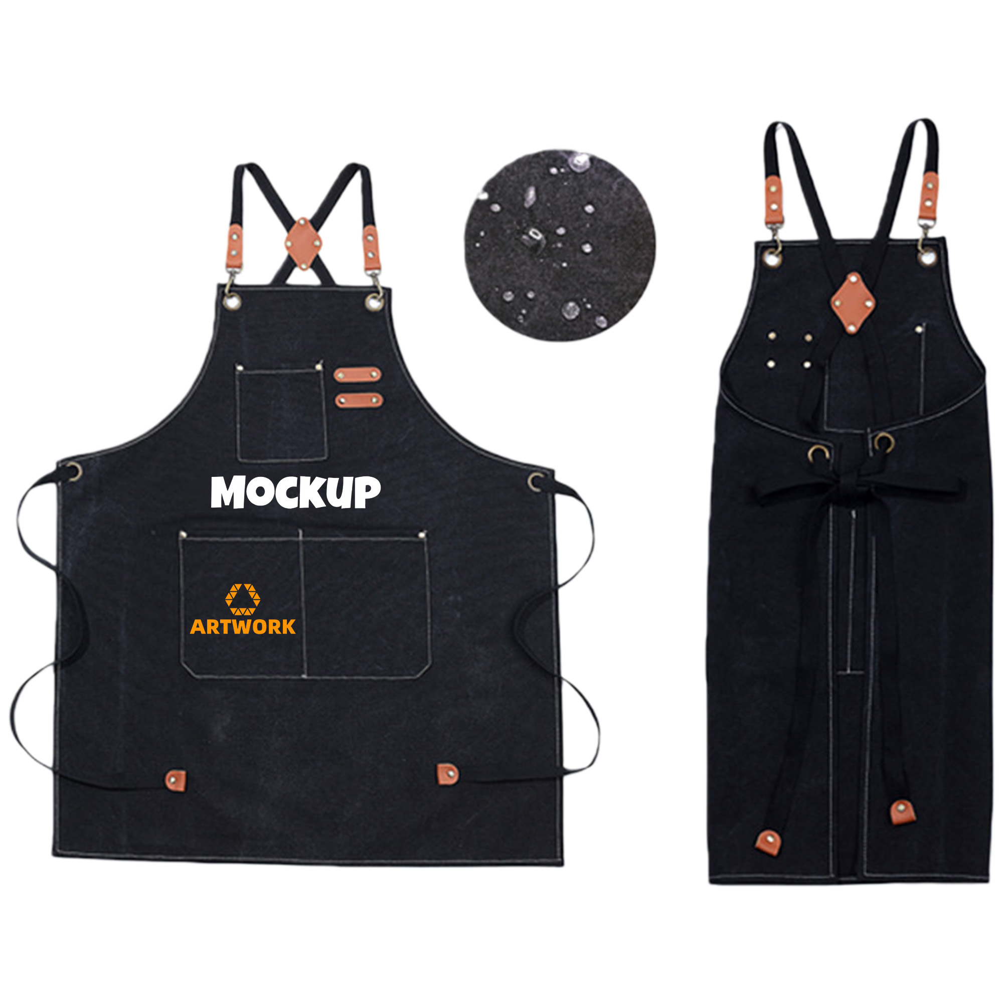 Adjustable Cross Back Kitchen Apron 5