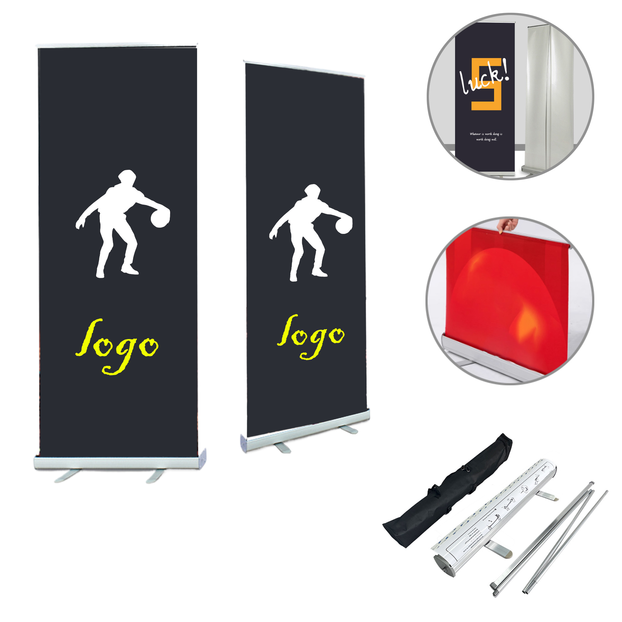 MOQ1 Retractable Banner Display Stand 2