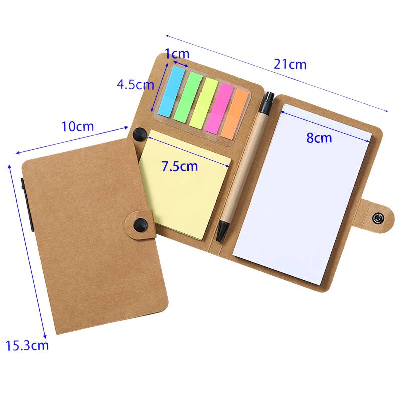 Sticky Note Set W/ Pen 6