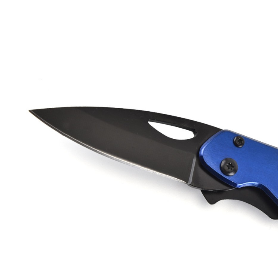 Stainless Steel Folding Pocket Knife with Strap Hole 2