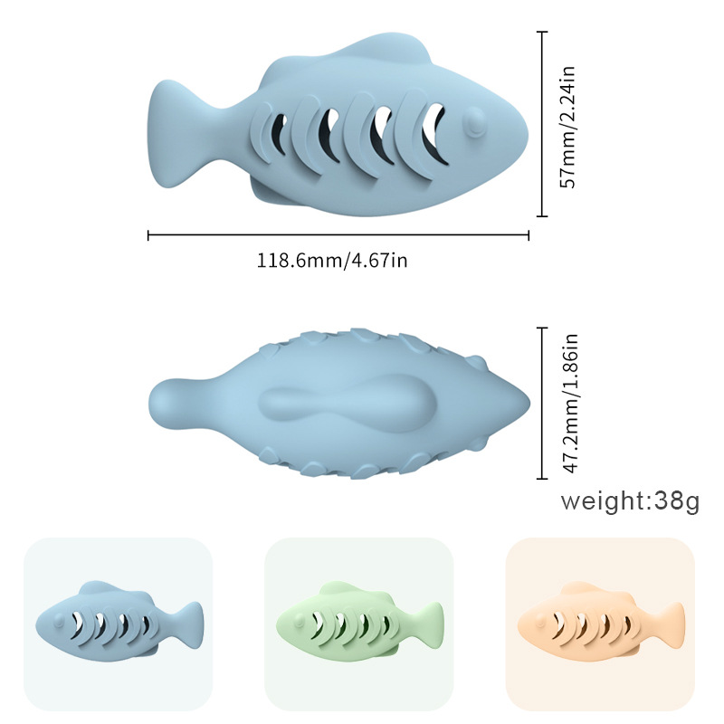 Cat Toy Silicone Fish 5