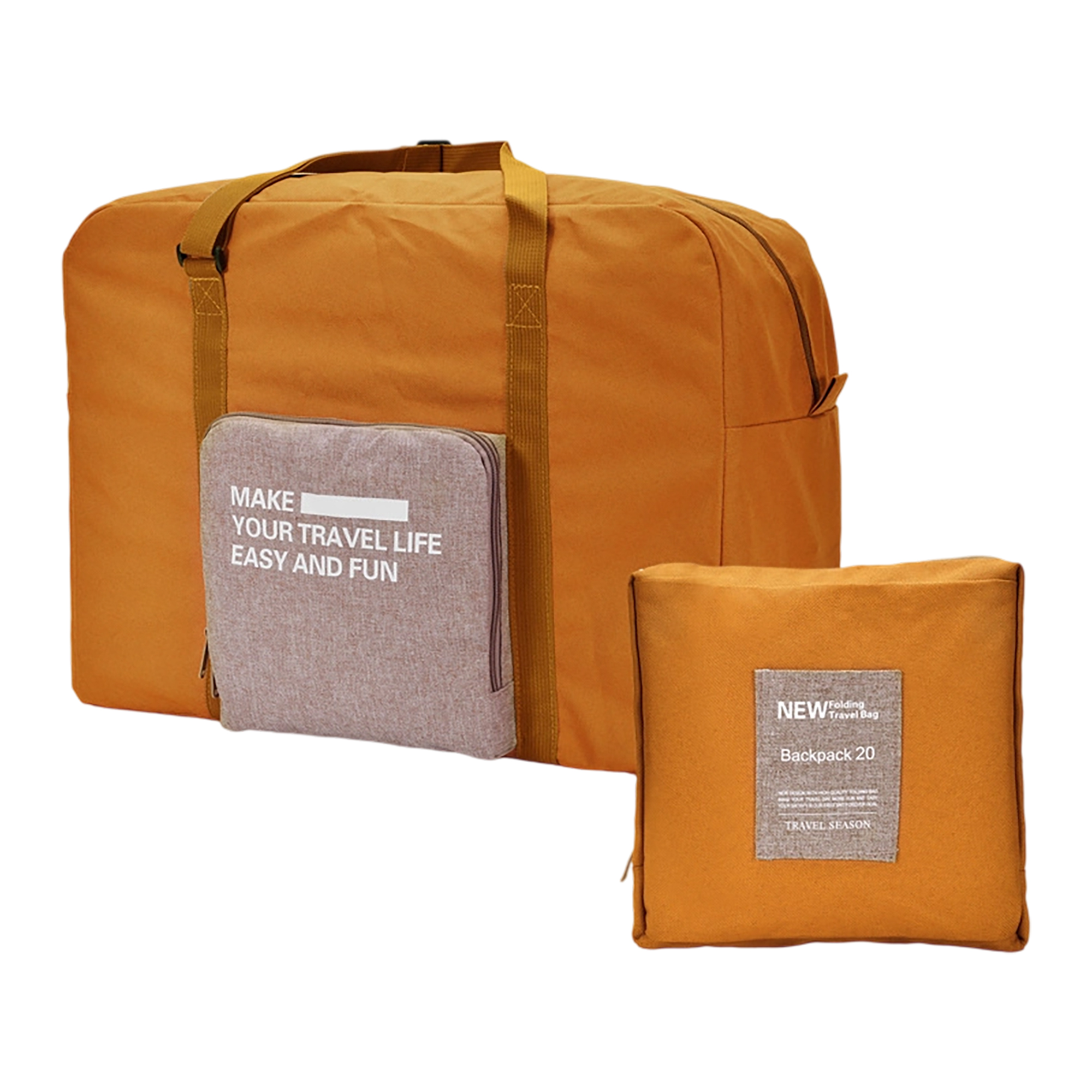 Oxford Foldable Travel Duffle 17.8" By 13.8" 4